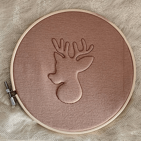 Stickdatei 3D Rentier Weihnachten Set 874 Hirsch - Sewando