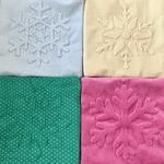 Stickdatei 3D Schneeflocke Winter Weihnachten Maschinenstickerei 882 Puffi - Sewando