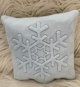 Stickdatei 3D Schneeflocke Winter Weihnachten Maschinenstickerei 882 Puffi - Sewando