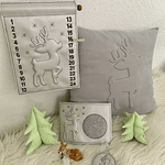 Stickdatei 3D Rentier Weihnachten Set 874 Hirsch - Sewando