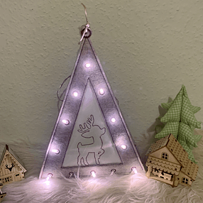 Stickdatei Lichtbaum Schwibbogen Pyramide Weihnachten Set 886 - Sewando