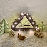Stickdatei Weihnachten Schwibbogen Lichterbogen Set 887 - Sewando