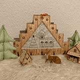 Stickdatei Weihnachten Schwibbogen Lichterbogen Set 887 - Sewando