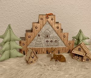Stickdatei Weihnachten Schwibbogen Lichterbogen Set 887 - Sewando