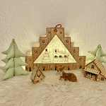 Stickdatei Weihnachten Schwibbogen Lichterbogen Set 887 - Sewando