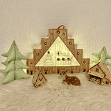 Stickdatei Weihnachten Schwibbogen Lichterbogen Set 887 - Sewando