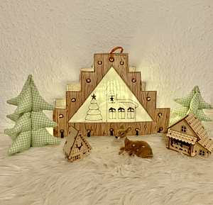 Stickdatei Weihnachten Schwibbogen Lichterbogen Set 887 - Sewando