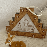 Stickdatei Lichtbogen Schwibbbogen Weihnachten Set 889 Fensterdeko - Sewando