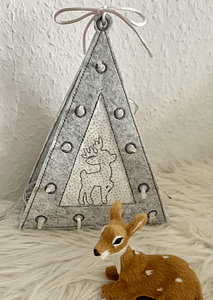 Stickdatei Lichtbogen Schwibbbogen Weihnachten Set 889 Fensterdeko - Sewando