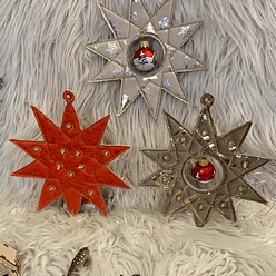 Stickdatei Stern Weihnachten Fensterdeko Set 893 - Sewando