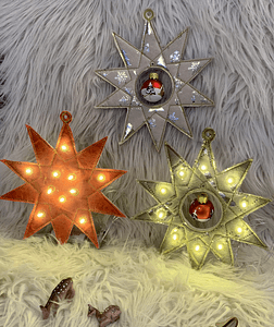 Stickdatei Stern Weihnachten Fensterdeko Set 893 - Sewando