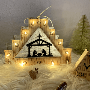 Stickdatei Lichterbogen Schwibbogen Weihnachten Set 894 - Sewando