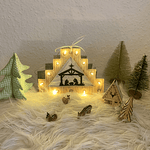 Stickdatei Lichterbogen Schwibbogen Weihnachten Set 894 - Sewando