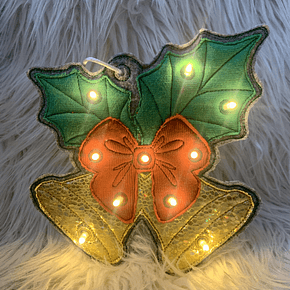 Stickdatei Weihnachten Fensterdeko Glocke In the Hoop Set 896 - Sewando