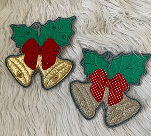 Stickdatei Weihnachten Fensterdeko Glocke In the Hoop Set 896 - Sewando