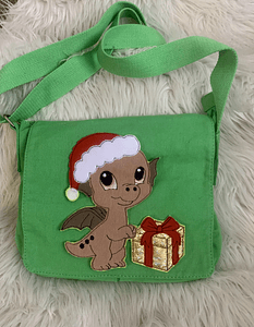 Stickdatei Weihnachten Doodle Applikation Drache Dino Set 899 - Sewando