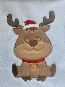 Stickdatei Weihnachten Doodle Rentier Elch Set 900 - Sewando