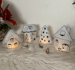 Stickdatei Winterdorf Set 1 Set 768 10x10 - Sewando
