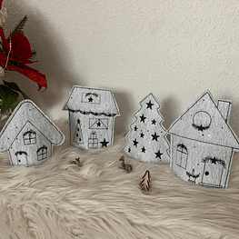 Stickdatei Winterdorf Set 1 Set 768 10x10 - Sewando