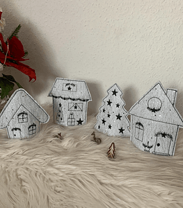 Stickdatei Winterdorf Set 1 Set 768 10x10 - Sewando