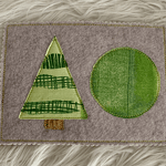 Stickdatei Weihnachten Mug Rug Tannenbaum Patchwork Set 905 Weihnachten - Sewando