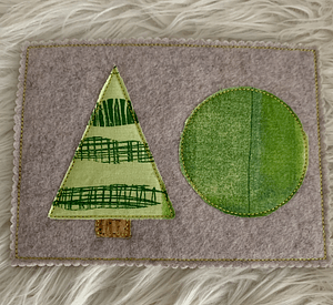 Stickdatei Weihnachten Mug Rug Tannenbaum Patchwork Set 905 Weihnachten - Sewando