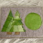 Stickdatei Weihnachten Mug Rug Tannenbaum Patchwork Set 905 Weihnachten - Sewando