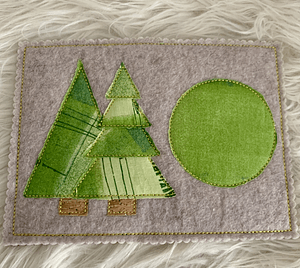 Stickdatei Weihnachten Mug Rug Tannenbaum Patchwork Set 905 Weihnachten - Sewando