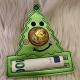 Stickdatei Weihnachten Tannenbaum Rentier mit Schoki Nase Gutscheine Set 905 - Sewando