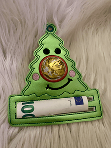Stickdatei Weihnachten Tannenbaum Rentier mit Schoki Nase Gutscheine Set 905 - Sewando
