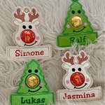 Stickdatei Weihnachten Tannenbaum Rentier mit Schoki Nase Set 905 - Sewando