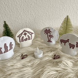 Stickdatei Weihnachten Krippe LED Set 906 - Sewando