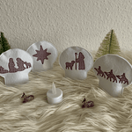 Stickdatei Weihnachten Krippe LED Set 906 - Sewando