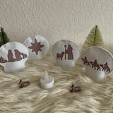 Stickdatei Weihnachten Krippe LED Set 906 - Sewando