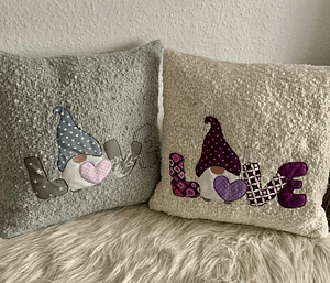 Stickdatei Doodle Wichtel Gnome in Love Set 907 - Sewando