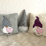 Stickdatei Doodle Wichtel Gnome mit Herz Set 907 - Sewando