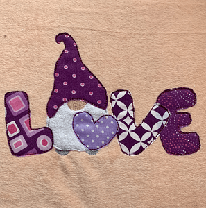 Stickdatei Doodle Wichtel Gnome in Love Set 907 - Sewando