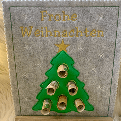 Stickdatei Geldbaum für Weihnachten Tannenbaum Doodle Set 910 - Sewando