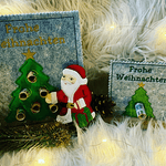 Stickdatei Geldbaum für Weihnachten Tannenbaum Doodle Set 910 - Sewando