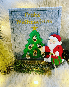 Stickdatei Geldbaum für Weihnachten Tannenbaum Doodle Set 910 - Sewando