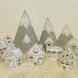 Stickdatei Berge In the Hoop Set 768 - Sewando