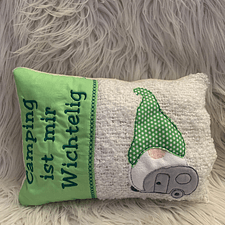 Stickdatei Doodle Wichtel Gnome mit Wohnwagen Set 907 - Sewando