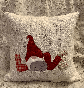 Stickdatei Doodle Wichtel Gnome in Love mit Wohnwagen Set 907 - Sewando