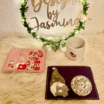 Stickdatei Mug Rug Doodle Wichtel Gnome in Love Set 907 - Sewando