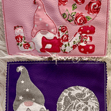Stickdatei Mug Rug Doodle Wichtel Gnome in Love Set 907 - Sewando