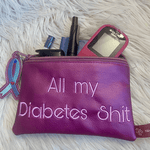 Stickdatei Tasche für Diabetes Set 917 Kosmetiktasche - Sewando