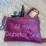 Stickdatei Tasche für Diabetes Set 917 Kosmetiktasche - Sewando