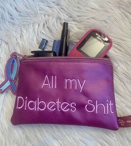 Stickdatei Tasche für Diabetes Set 917 Kosmetiktasche - Sewando