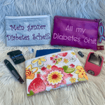 Stickdatei Tasche für Diabetes Set 917 Kosmetiktasche - Sewando