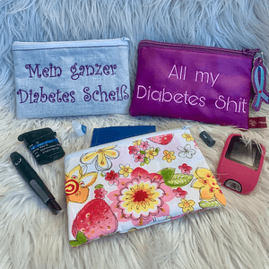 Stickdatei Tasche für Diabetes Set 917 Kosmetiktasche - Sewando